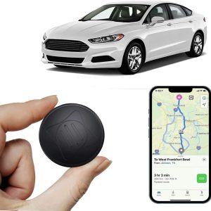 GPS Tracker for Vehicles No Subscription - Mini Magnetic Car GPS Trackers Portable Real Time GPS Hidden Tracking Device, No Monthly Fee, Full USA Coverage Location,for Car,Kids,Dogs,Trucks