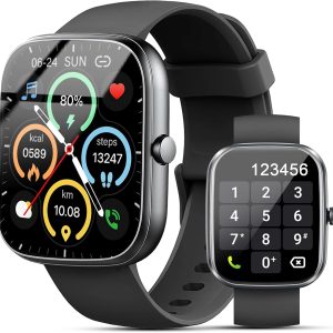 Smart Watch, 1.91" HD Screen Smartwatch for Men Women(Answer/Make Call), Fitness Watch with Heart Rate/Sleep Monitor/Steps Monitor, 110+ Sports Modes, IP68 Waterproof Activity Trackers for Android iOS